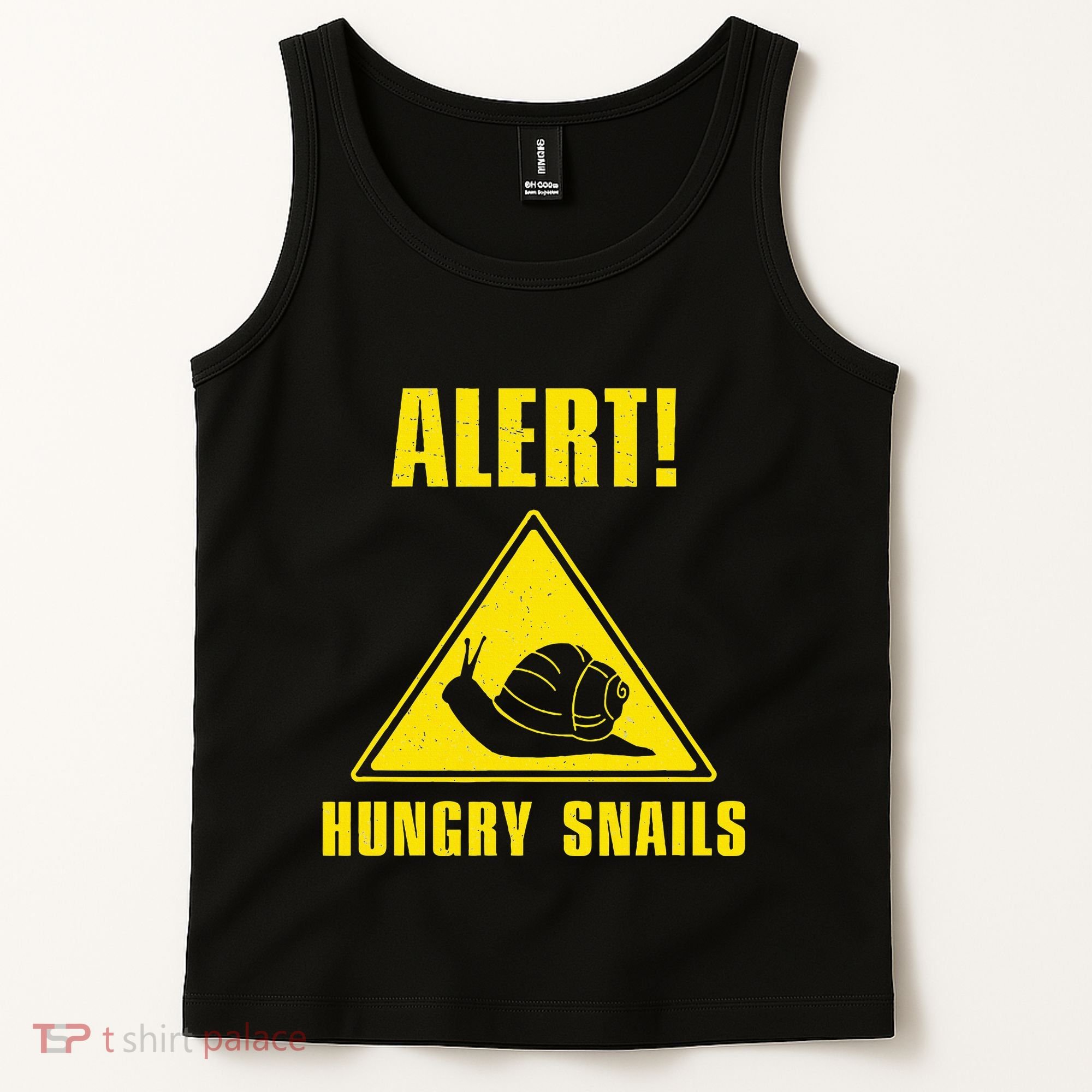 Funny Alert Hungry Snails For Snail Handler Snail Enthusiast Tank Top