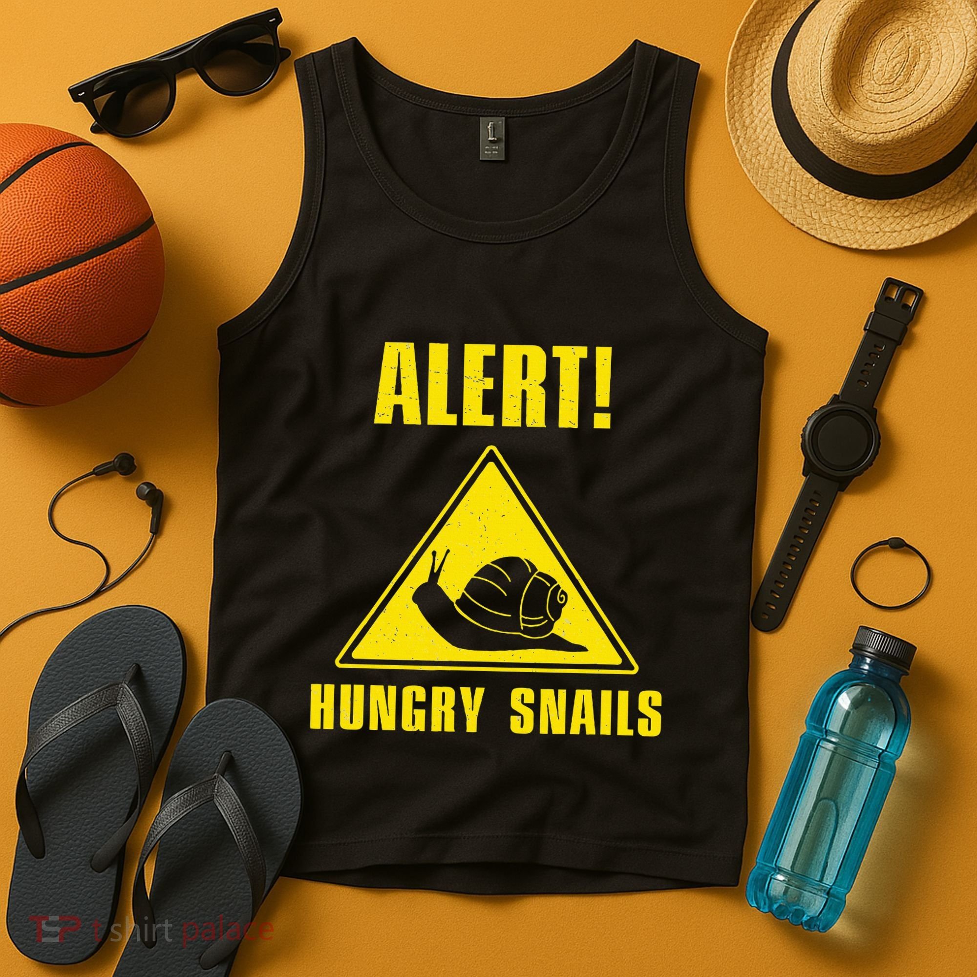 Funny Alert Hungry Snails For Snail Handler Snail Enthusiast Tank Top
