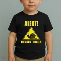 Funny Alert Hungry Snails For Snail Handler Snail Enthusiast Toddler T-Shirt thumb 2