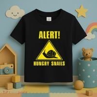 Funny Alert Hungry Snails For Snail Handler Snail Enthusiast Toddler T-Shirt thumb 3