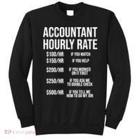 Funny Accountant Hourly Rate Accounting CPA Humor TShirt Sweatshirt thumb 0