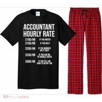 Funny Accountant Hourly Rate Accounting CPA Humor TShirt Pajama Set thumb 0