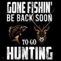 Fishing And Hunting Funny Fish Deer Hunter Gag Gift Gift Coffee Mug thumb 5