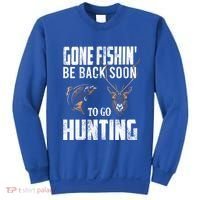 Fishing And Hunting Funny Fish Deer Hunter Gag Gift Gift Sweatshirt thumb 0