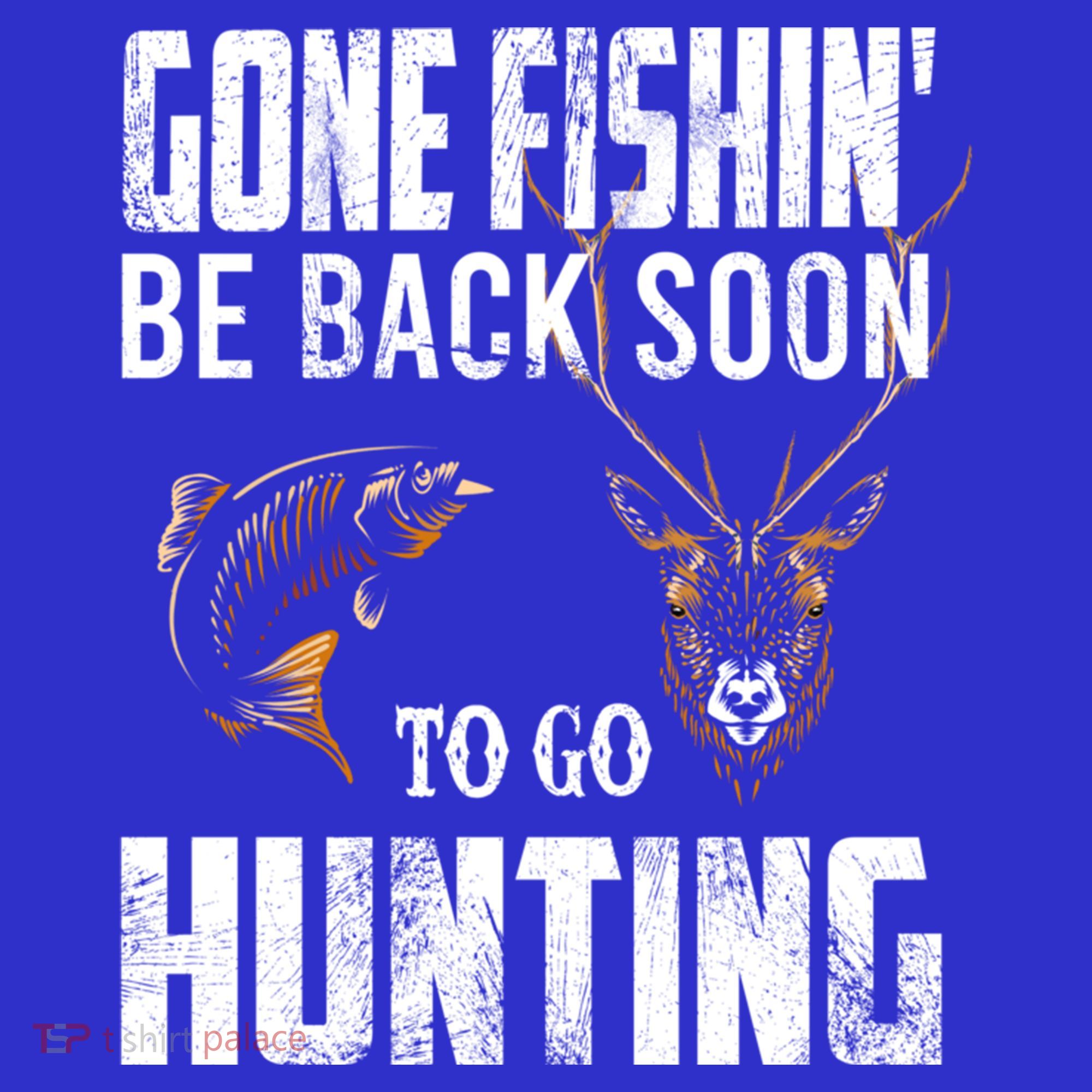 Fishing And Hunting Funny Fish Deer Hunter Gag Gift Gift Sweatshirt
