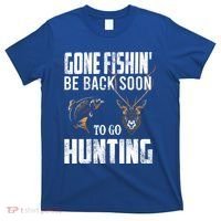 Fishing And Hunting Funny Fish Deer Hunter Gag Gift Gift T-Shirt thumb 0