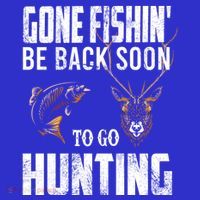 Fishing And Hunting Funny Fish Deer Hunter Gag Gift Gift Women's Tank Top thumb 5