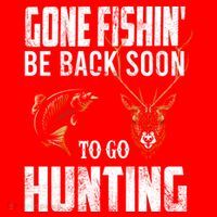 Fishing And Hunting Funny Fish Deer Hunter Gag Gift Gift Santa Hat thumb 1