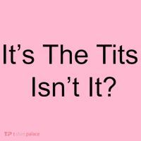 Funny Adult Humor Its The Tits Isnt It Boobs Coaster thumb 2