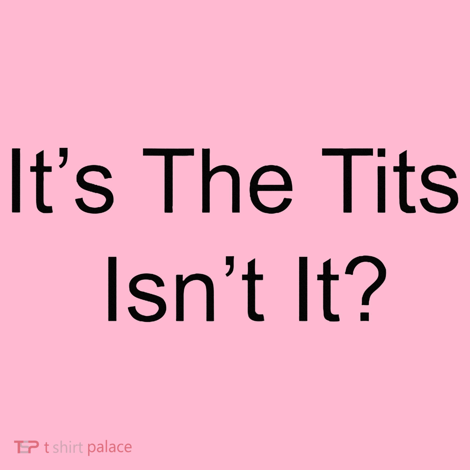 Funny Adult Humor Its The Tits Isnt It Boobs Coaster