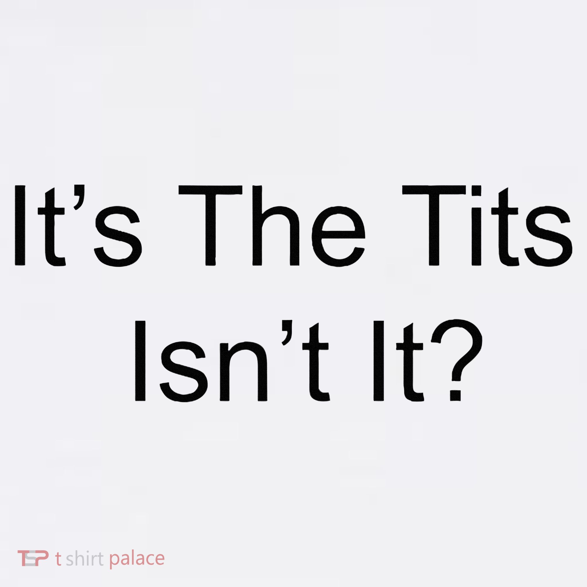 Funny Adult Humor Its The Tits Isnt It Boobs T-Shirt