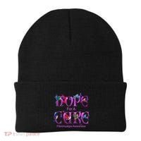 Fibromyalgia Awareness Hope Cure Hummingbird Gift Beanie thumb 0