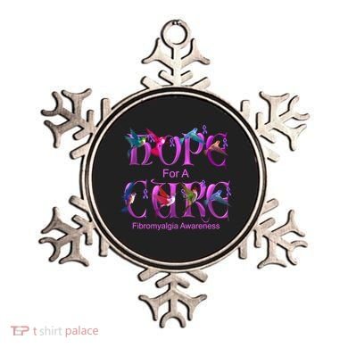 Fibromyalgia Awareness Hope Cure Hummingbird Gift Ornament