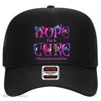 Fibromyalgia Awareness Hope Cure Hummingbird Gift Hat thumb 0