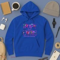 Fibromyalgia Awareness Hope Cure Hummingbird Gift Hoodie thumb 3