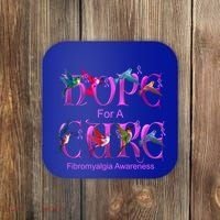 Fibromyalgia Awareness Hope Cure Hummingbird Gift Coaster thumb 0