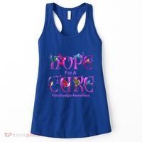 Fibromyalgia Awareness Hope Cure Hummingbird Gift Women's Tank Top thumb 0