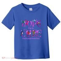 Fibromyalgia Awareness Hope Cure Hummingbird Gift Toddler T-Shirt thumb 0