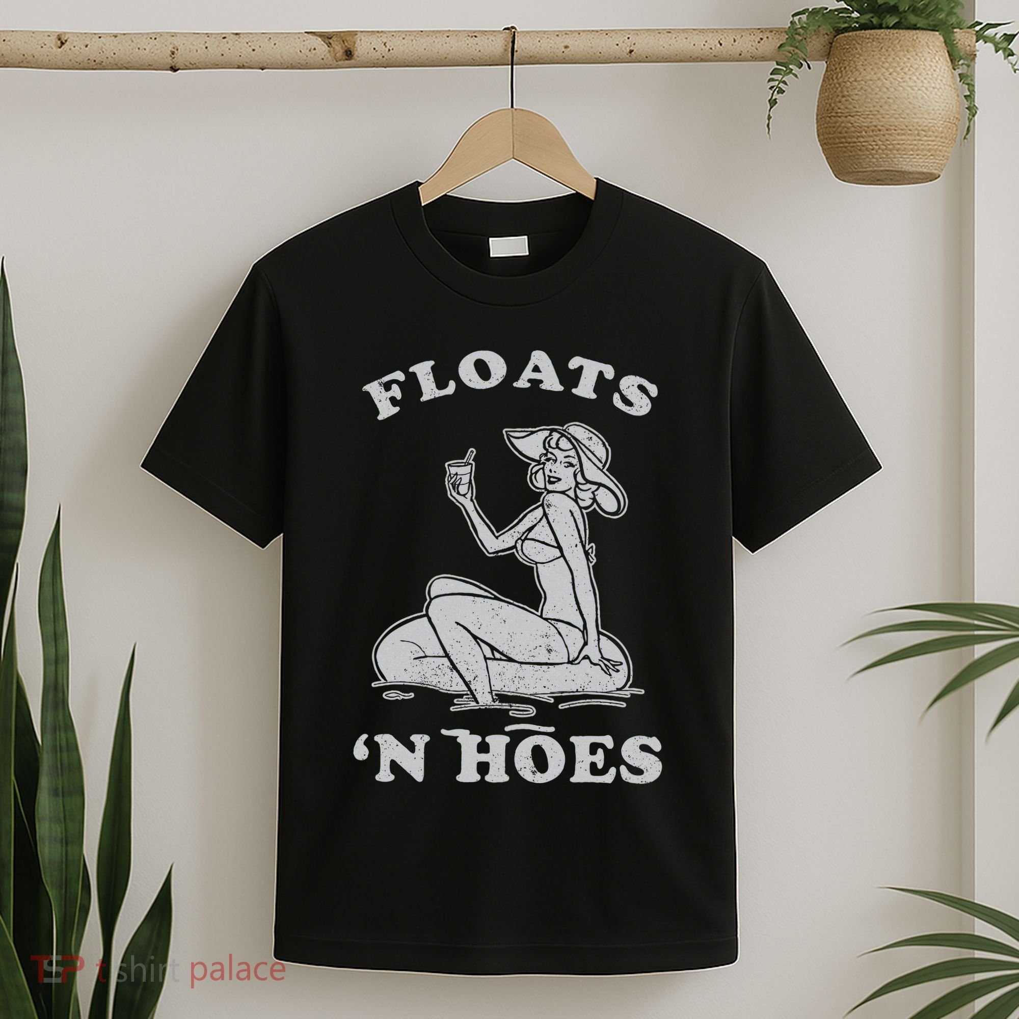 Floats And Hoes Funny Float Trip Tubing River Float T-Shirt