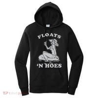 Floats And Hoes Funny Float Trip Tubing River Float Women's Hoodie thumb 0