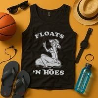 Floats And Hoes Funny Float Trip Tubing River Float Tank Top thumb 4