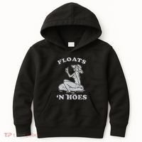 Floats And Hoes Funny Float Trip Tubing River Float Kids Hoodie thumb 0