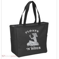 Floats And Hoes Funny Float Trip Tubing River Float Tote Bag thumb 2