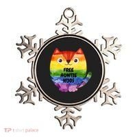 Free Auntie Hugs Pride Lgbtq Flag Cat Cool Gift Ornament thumb 0