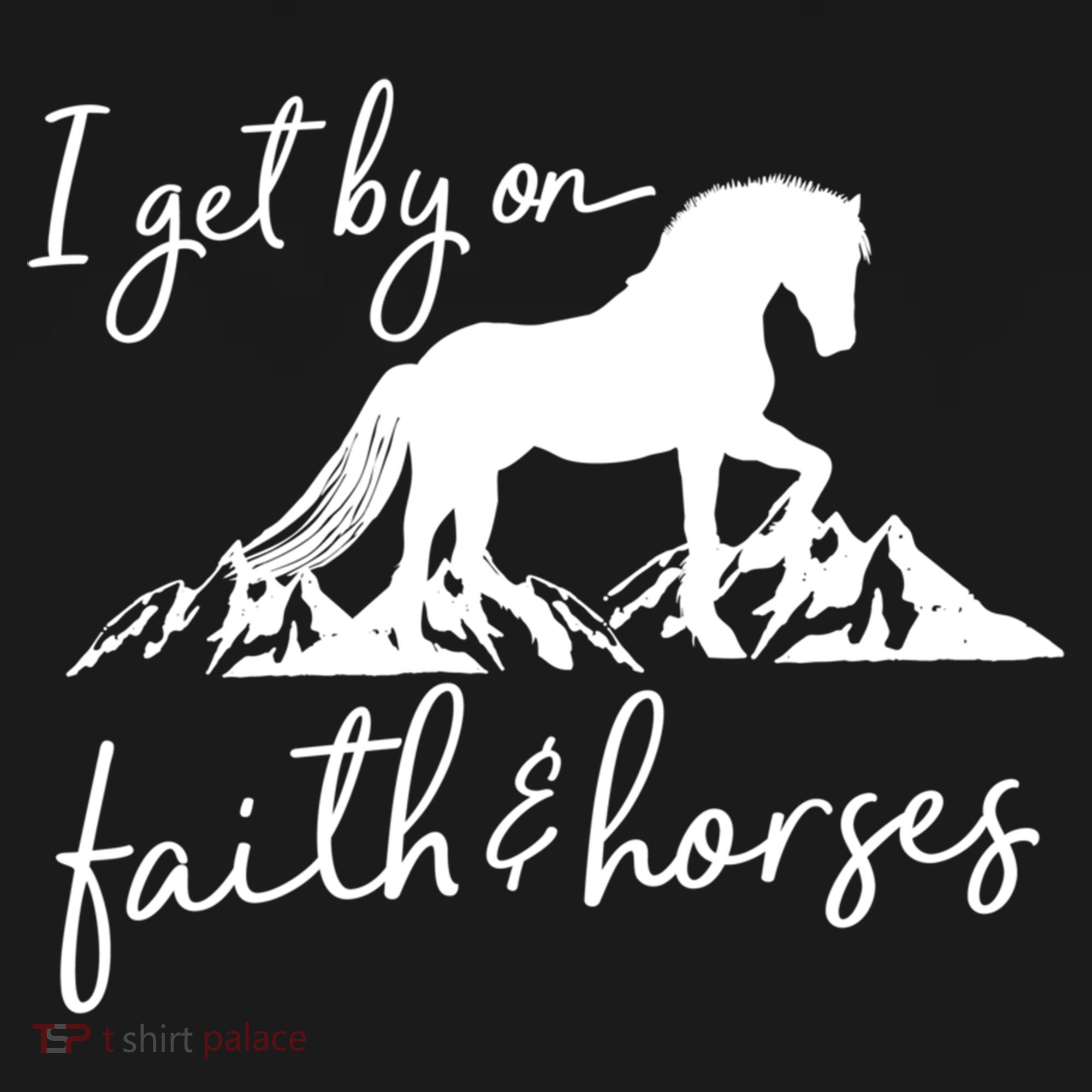Faith And Horses Christian Horse Lover Great Gift Women's Hoodie