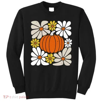 Fall Autumn Halloween Pumpkin Pattern Sweatshirt