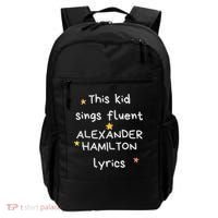 Funny Alexander Hamilton Hamilton Lyrics Hamiltrash Broadway Musical Backpack thumb 0