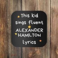 Funny Alexander Hamilton Hamilton Lyrics Hamiltrash Broadway Musical Coaster thumb 0
