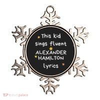 Funny Alexander Hamilton Hamilton Lyrics Hamiltrash Broadway Musical Ornament thumb 0
