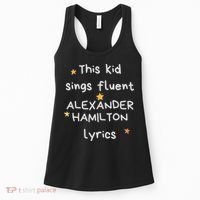 Funny Alexander Hamilton Hamilton Lyrics Hamiltrash Broadway Musical Women's Tank Top thumb 0