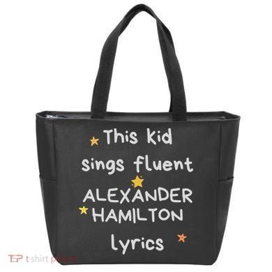 Funny Alexander Hamilton Hamilton Lyrics Hamiltrash Broadway Musical Tote Bag