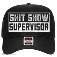 Funny Adult Humor Shit Show Supervisor Mom Hat thumb 0