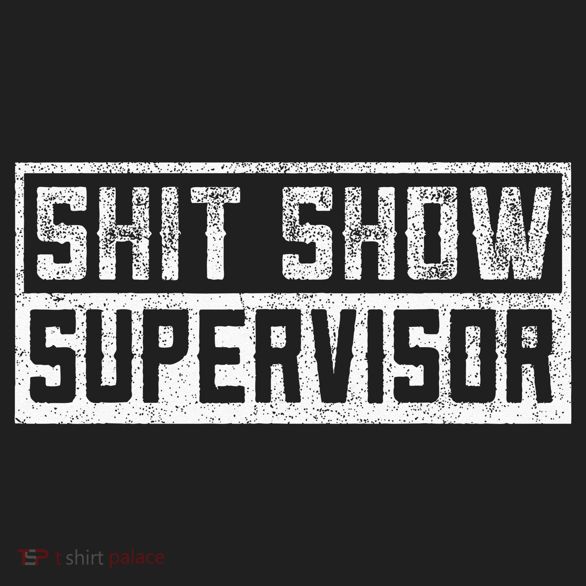 Funny Adult Humor Shit Show Supervisor Mom Golf Towel