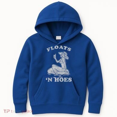 Floats And Hoes Funny Float Trip Tubing River Float Kids Hoodie