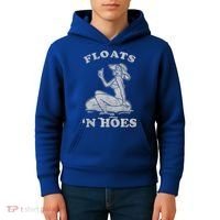 Floats And Hoes Funny Float Trip Tubing River Float Kids Hoodie thumb 4