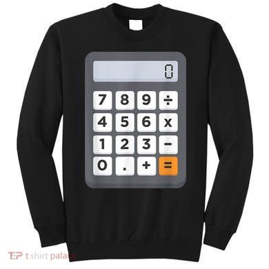 Funny Accountant Halloween Costume Outfit Math Calculator Sweatshirt