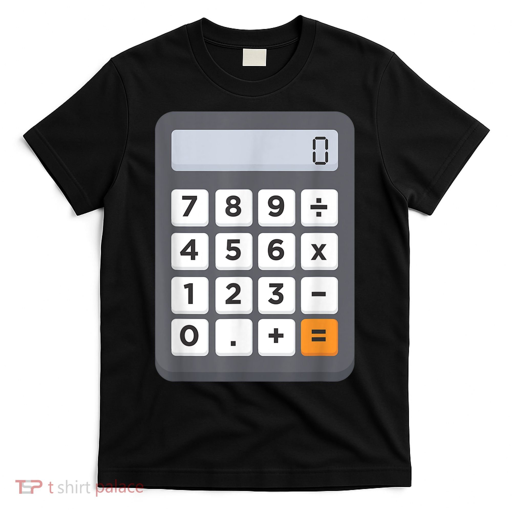 Funny Accountant Halloween Costume Outfit Math Calculator T-Shirt