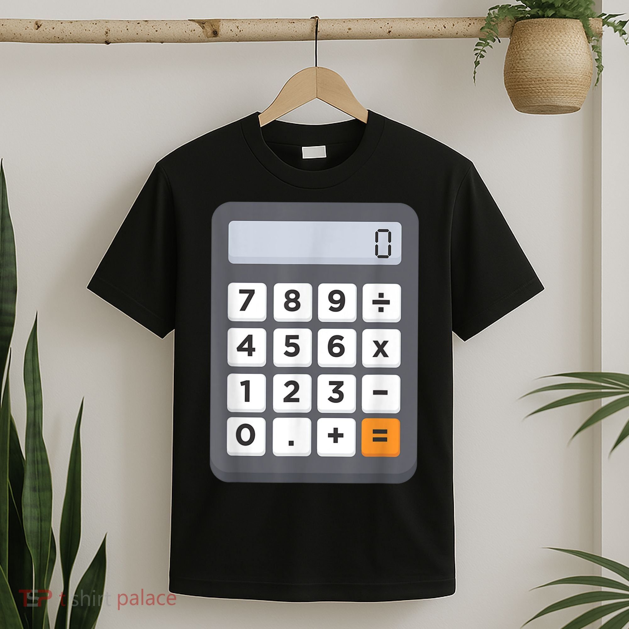 Funny Accountant Halloween Costume Outfit Math Calculator T-Shirt