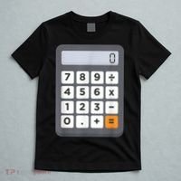 Funny Accountant Halloween Costume Outfit Math Calculator T-Shirt thumb 5