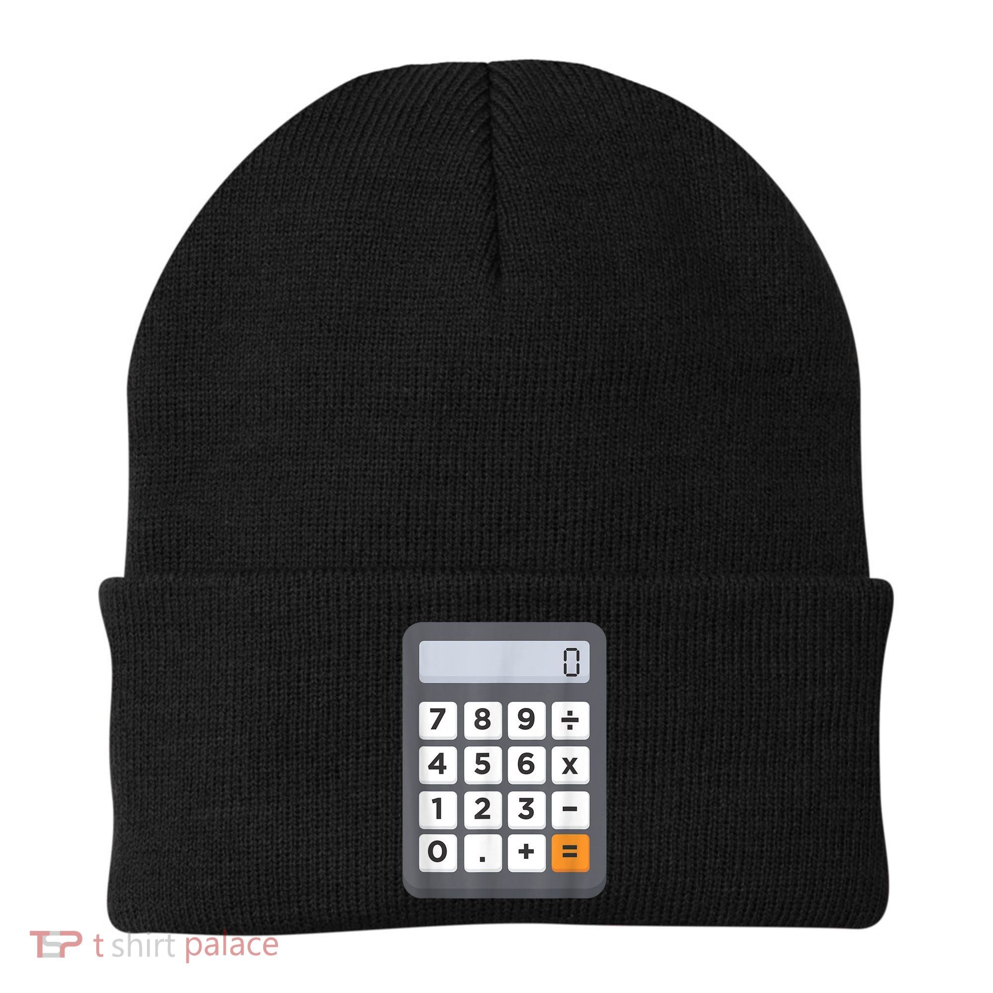 Funny Accountant Halloween Costume Outfit Math Calculator Beanie