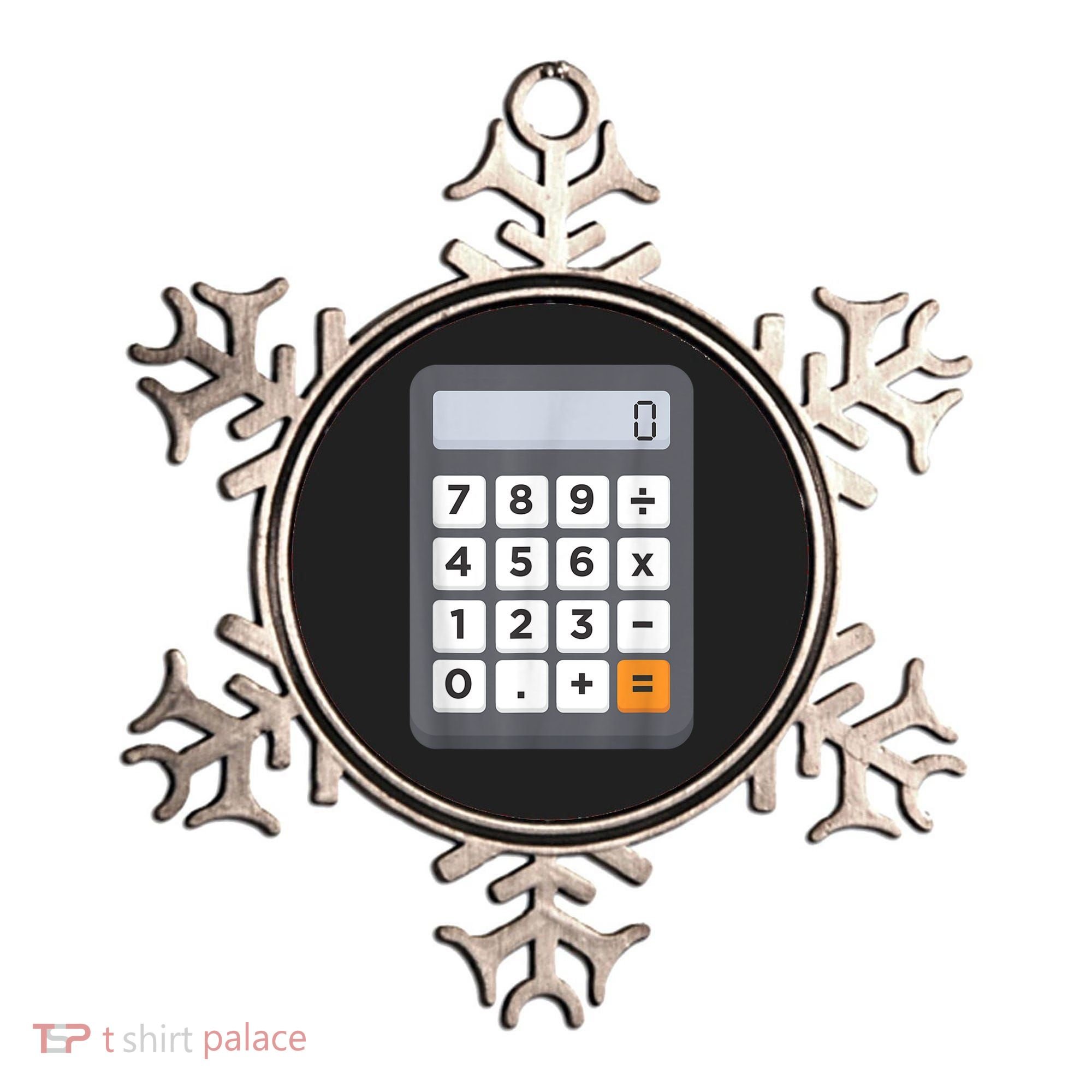 Funny Accountant Halloween Costume Outfit Math Calculator Ornament