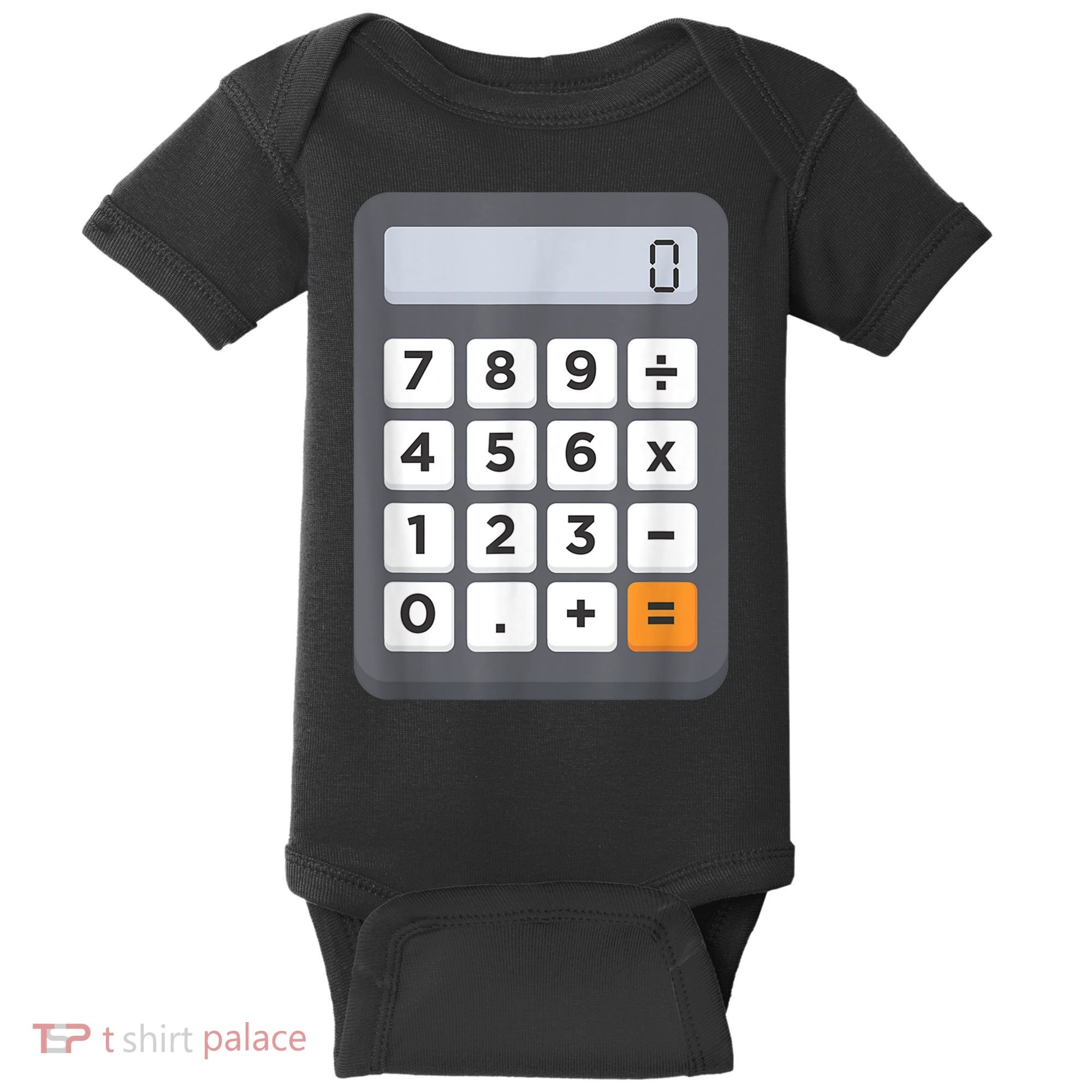 Funny Accountant Halloween Costume Outfit Math Calculator Baby Bodysuit