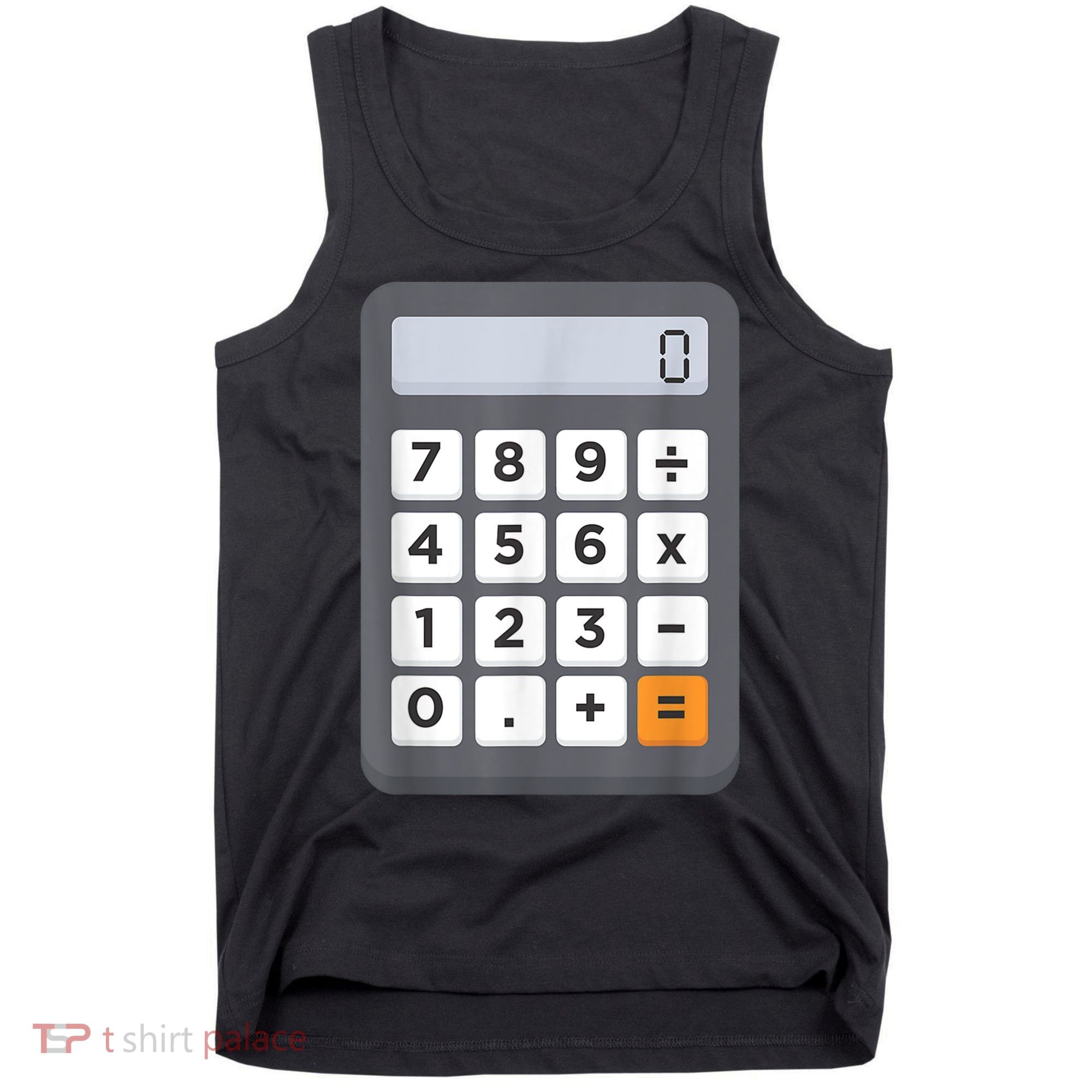 Funny Accountant Halloween Costume Outfit Math Calculator Tank Top