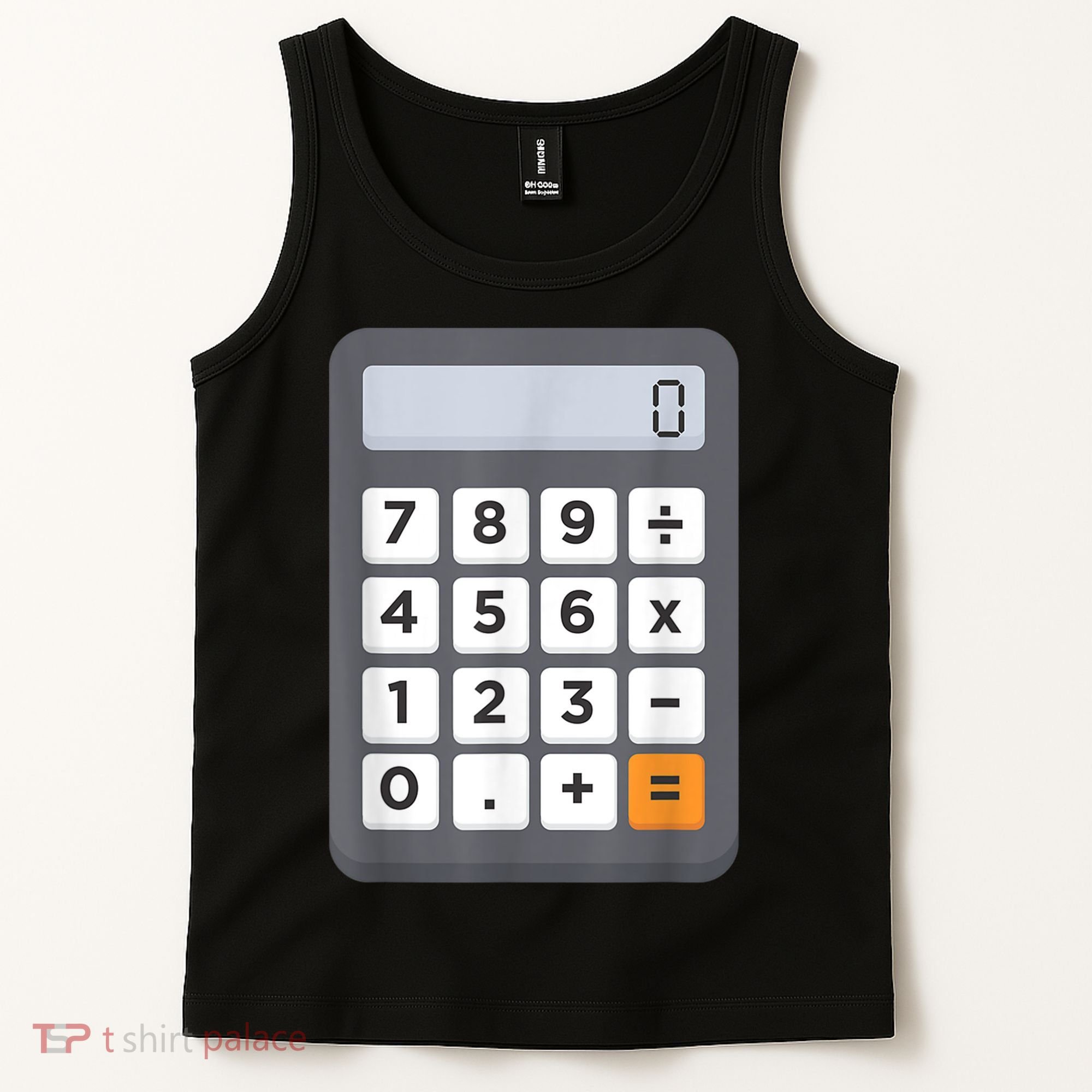 Funny Accountant Halloween Costume Outfit Math Calculator Tank Top