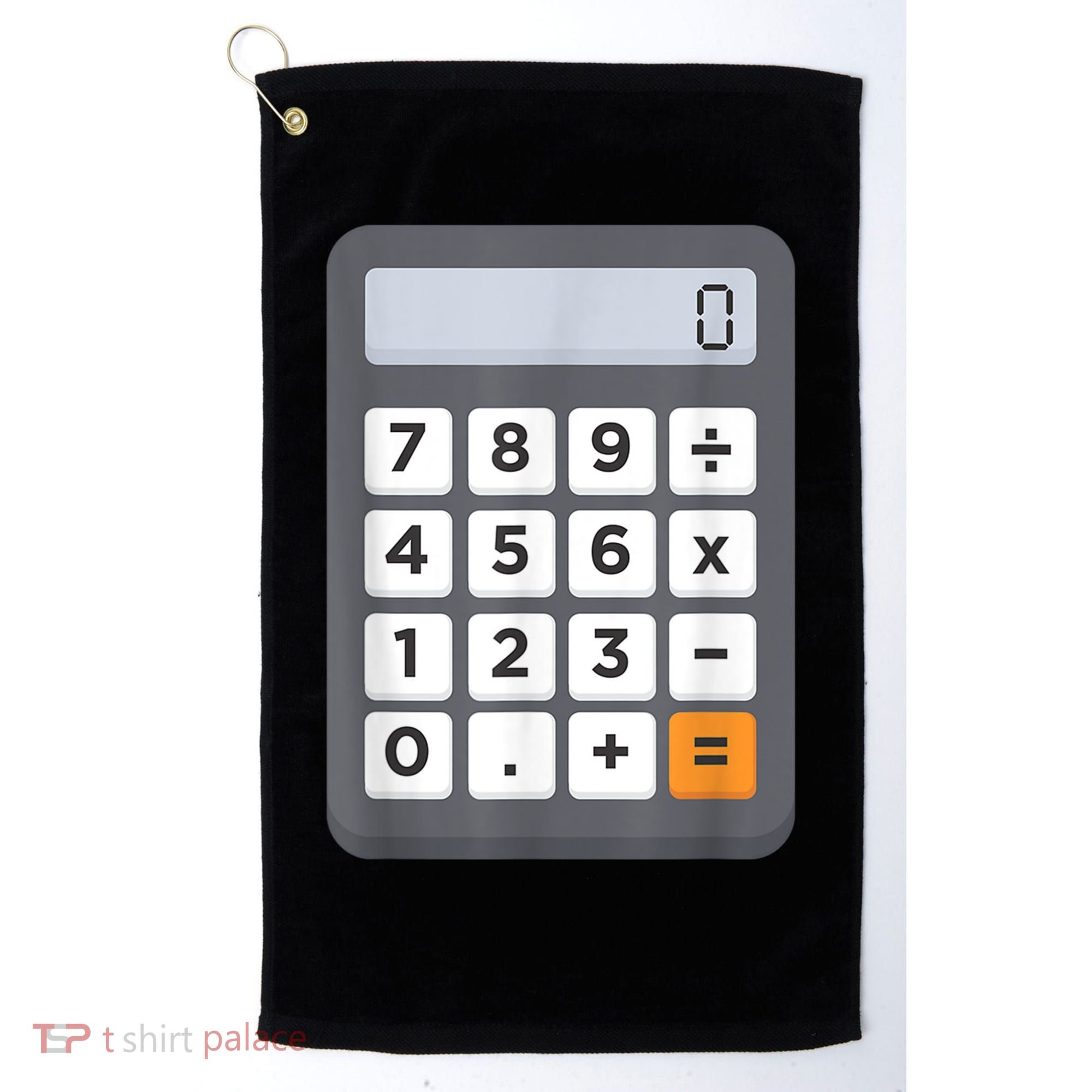 Funny Accountant Halloween Costume Outfit Math Calculator Golf Towel