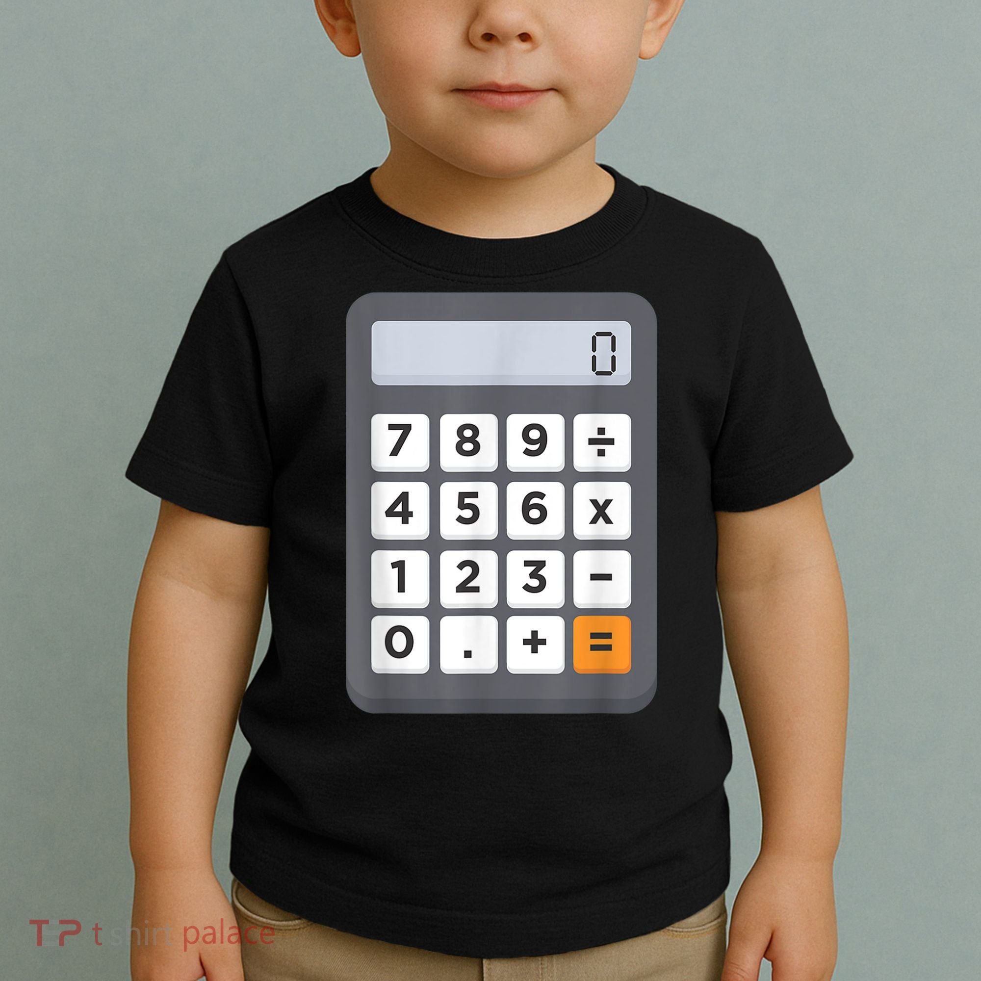 Funny Accountant Halloween Costume Outfit Math Calculator Toddler T-Shirt
